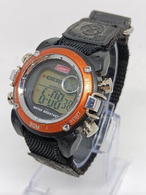 Coleman 417200 Women's 39mm Digital Chronograph Sports Watch NEW BATT